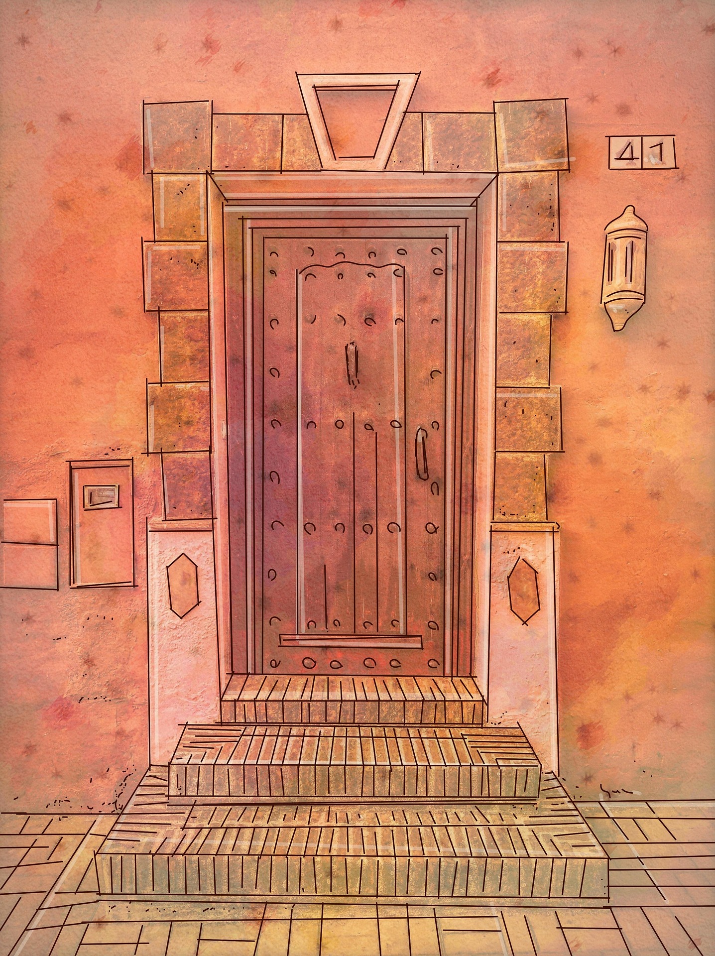 A stone gatehouse — the verified entrance